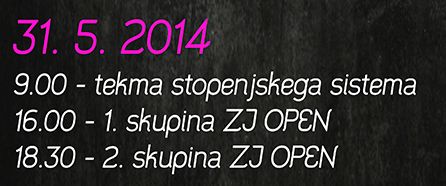 12th Zelena Jama Open 2014 Ljubljana (SLO) 2014 May 31