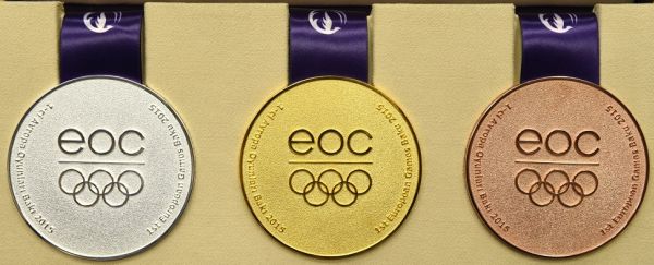 Medals 1st European Games Baku (AZE) 2015 June 12-28