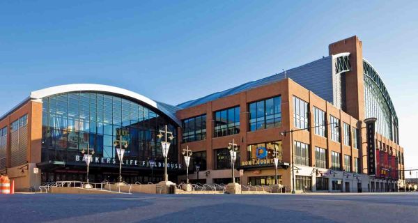 Bankers Life Fieldhouse Arena in Indianapolis, Indiana