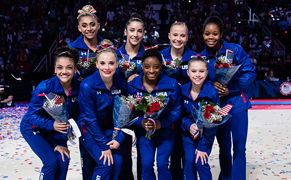 US Olympic Team Artistic Gymnastics Women